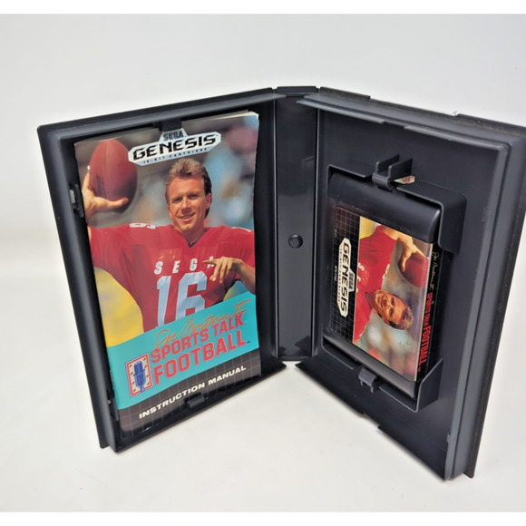 Joe Montana II Sports Talk Football(Sega Genesis, 1991) Complete in box | Tested - Picture 2 of 4